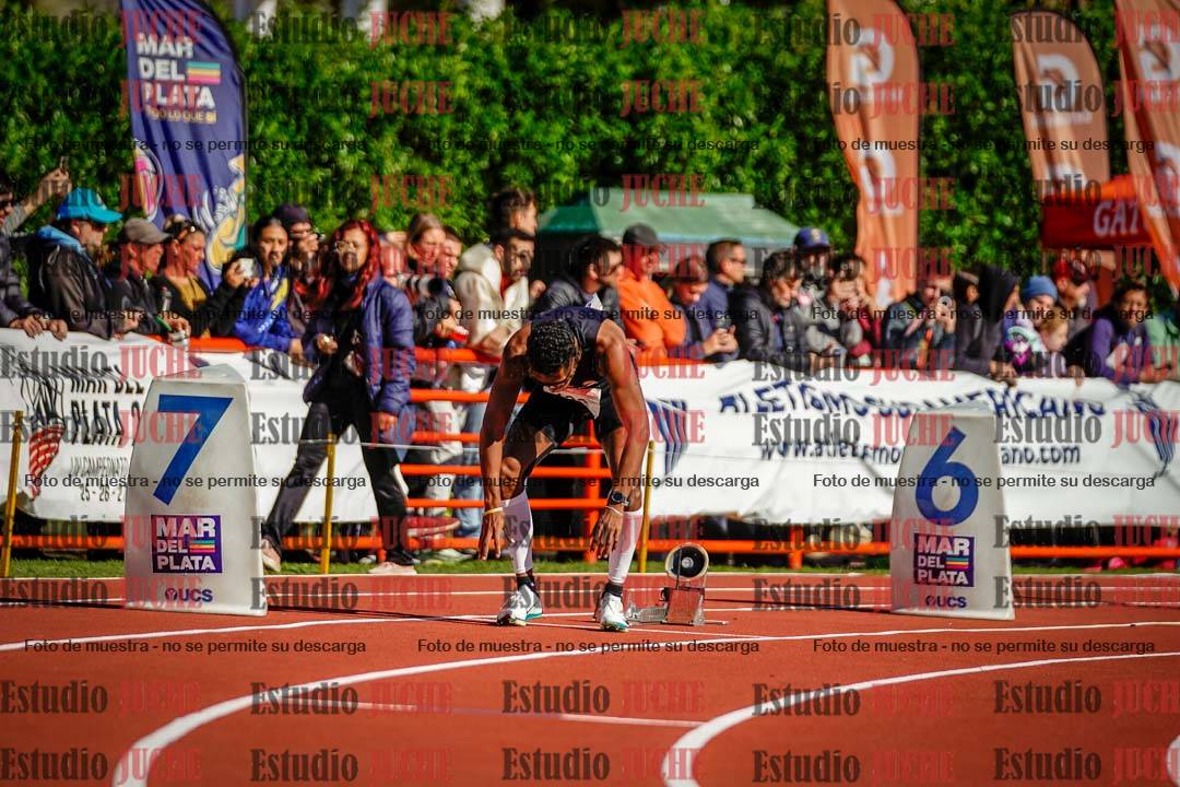 Fotos de los 400 m llanos de varones - FINAL