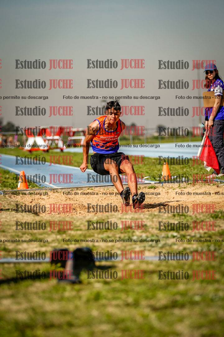 Fotos del salto en largo de varones