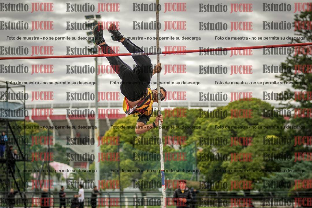 Fotos del salto con garrocha de mujeres y varones