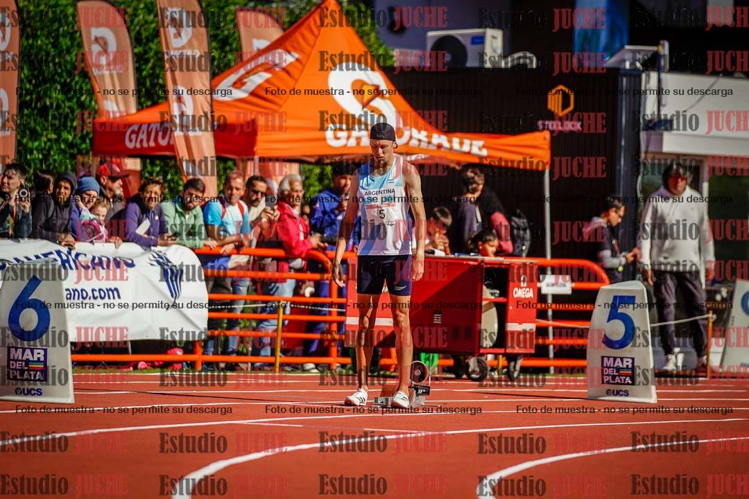 Fotos de los 400 m llanos de varones - FINAL