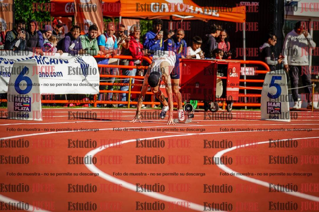 Fotos de los 400 m llanos de varones - FINAL