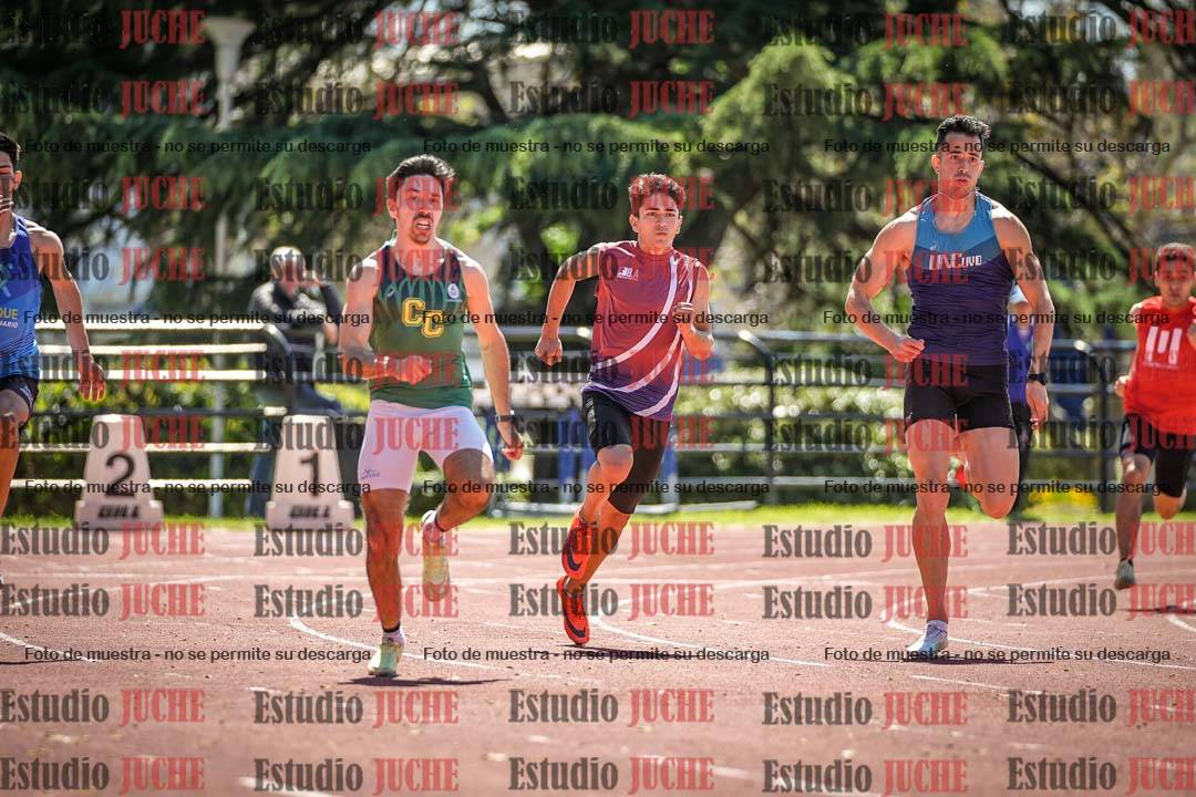 Fotos de los 200 m llanos de varones