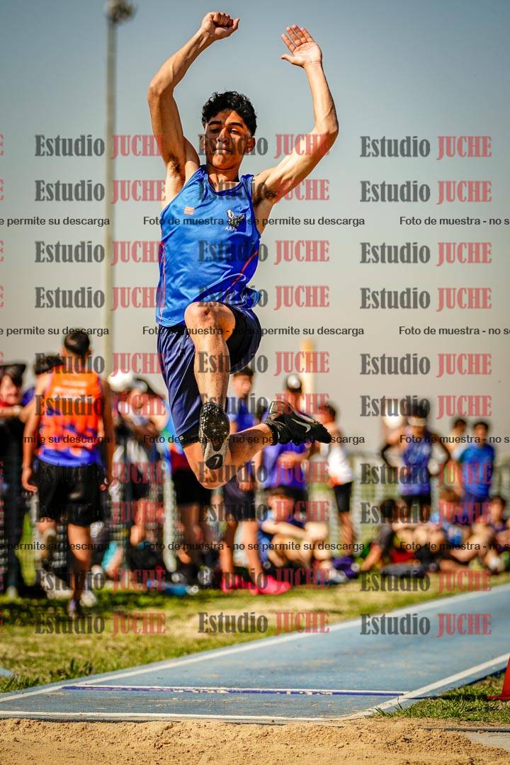 Fotos del salto en largo de varones