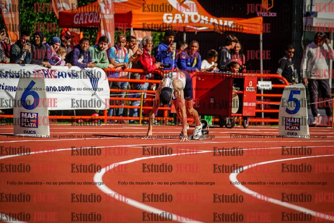 Fotos de los 400 m llanos de varones - FINAL
