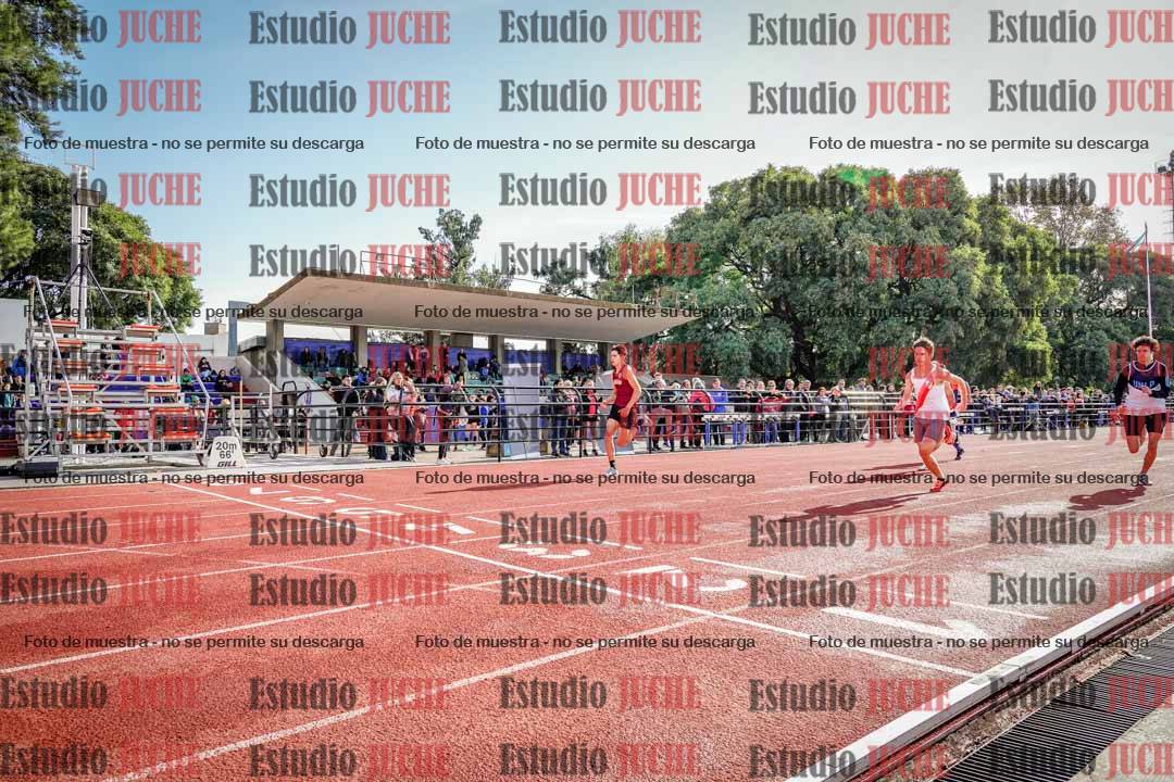 Fotos de los 100 m llanos de varones