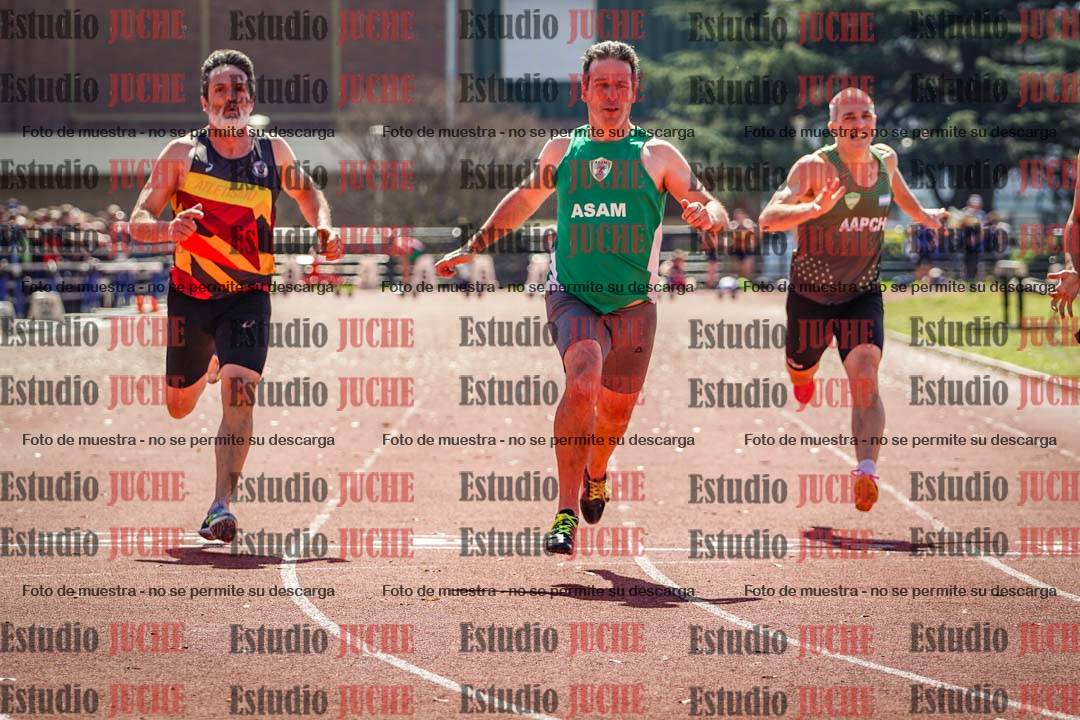 Fotos de los 100 m llanos de varones