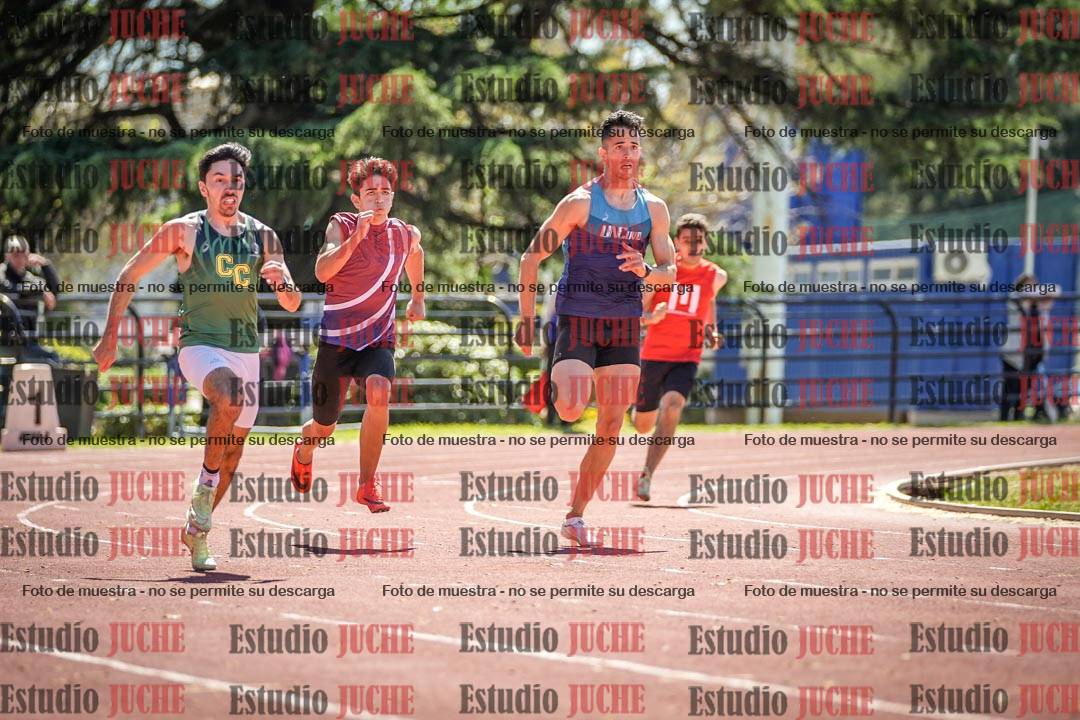Fotos de los 200 m llanos de varones