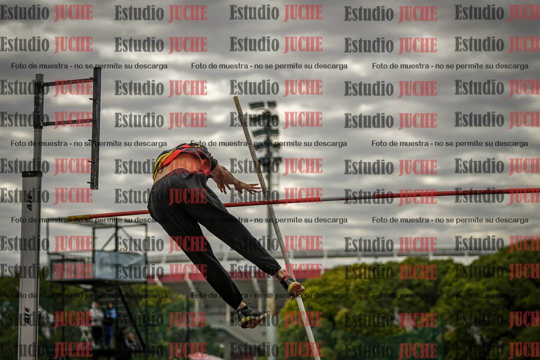 Fotos del salto con garrocha de mujeres y varones