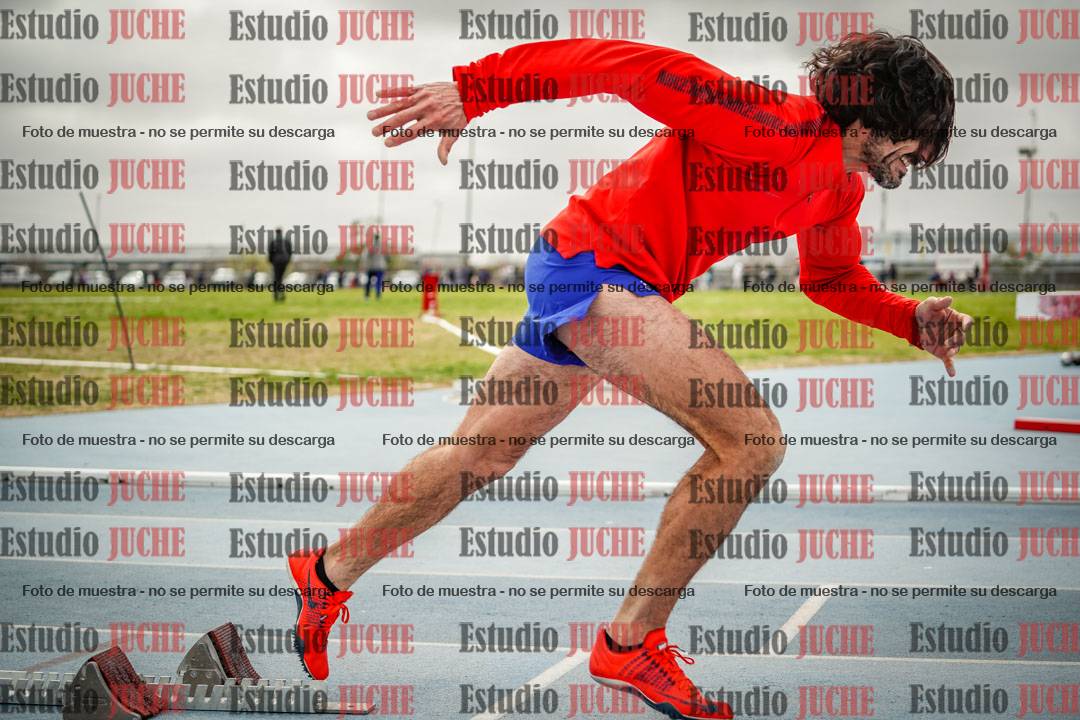 Fotos de los 400 m llanos de varones