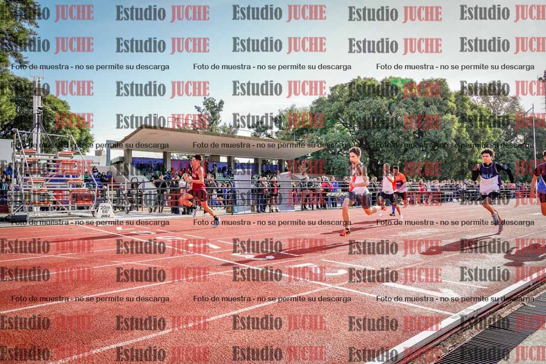 Fotos de los 100 m llanos de varones