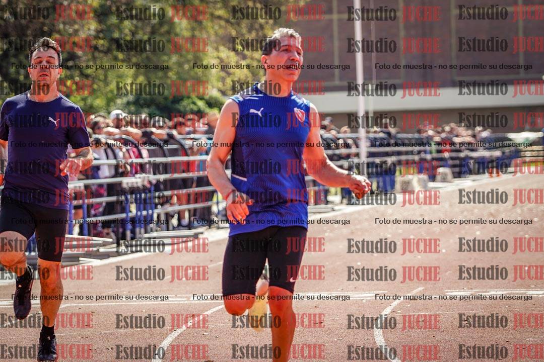 Fotos de los 100 m llanos de varones