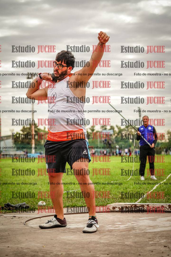 Fotos del lanzamiento de bala de varones
