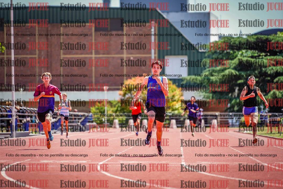 Fotos de los 200 m llanos de varones