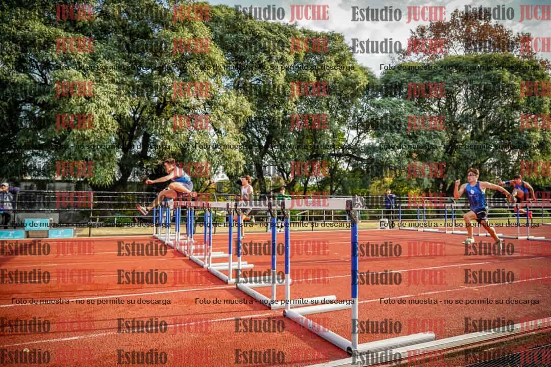 Fotos de los 110 m con vallas de varones - decatlón 6