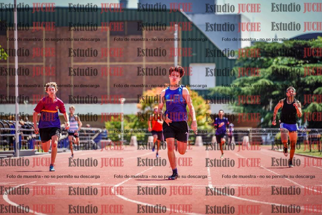 Fotos de los 200 m llanos de varones