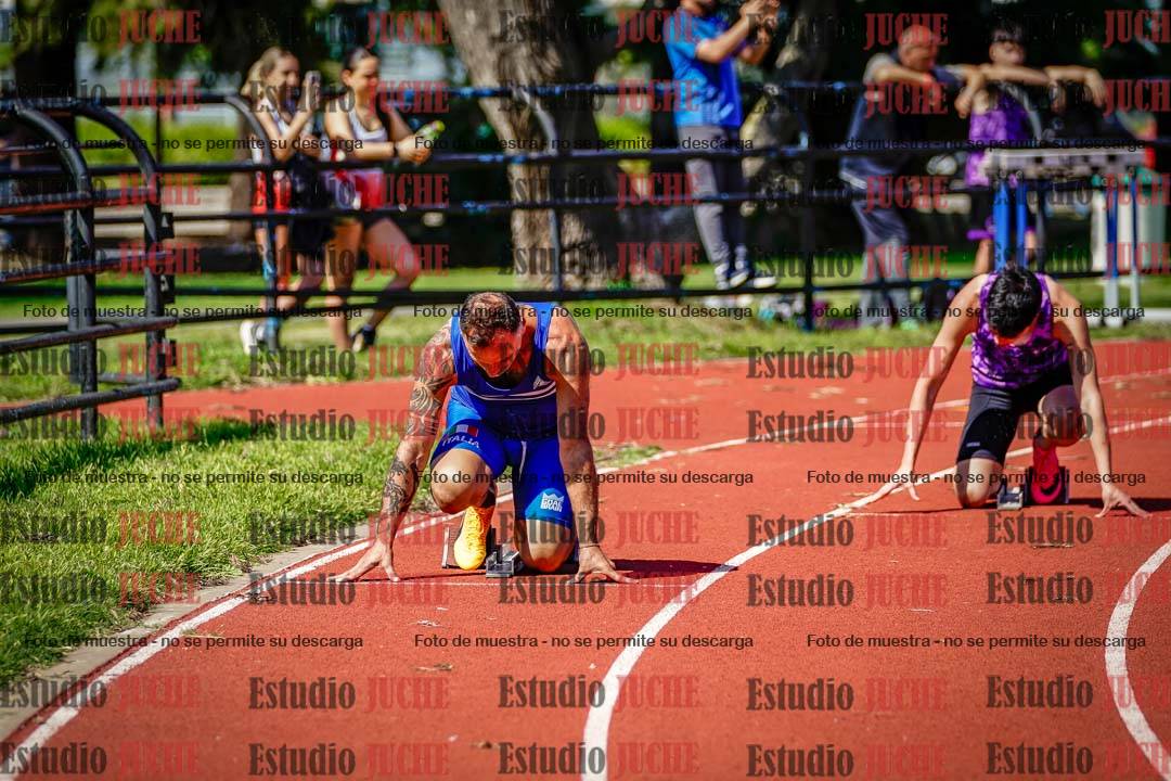 Fotos de los 200 m llanos de varones