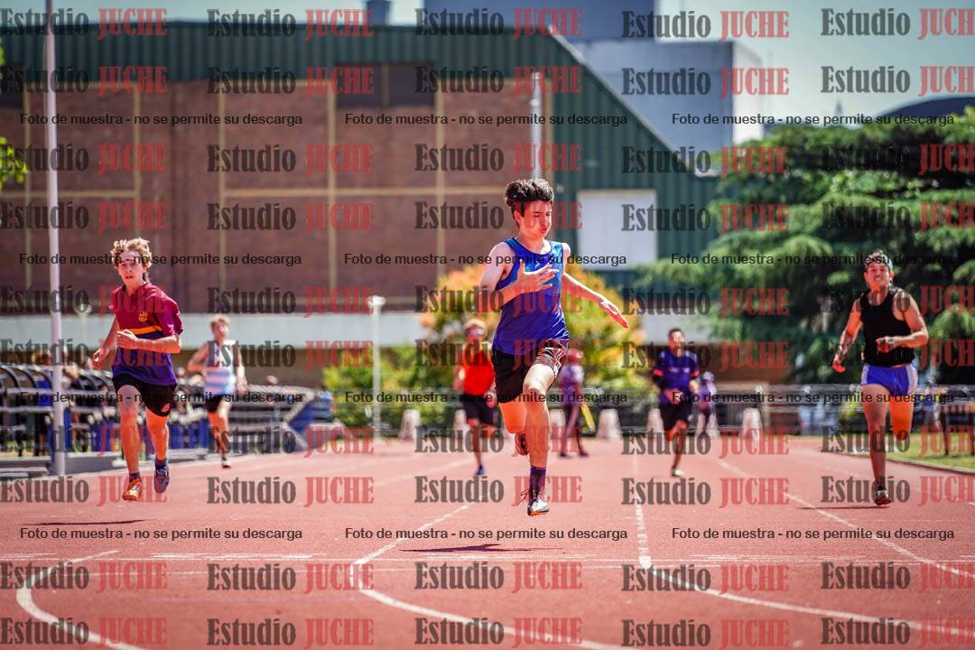 Fotos de los 200 m llanos de varones