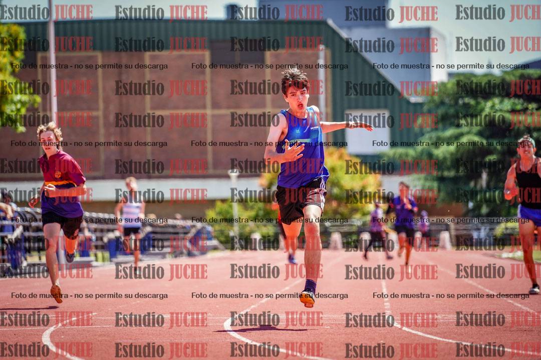 Fotos de los 200 m llanos de varones