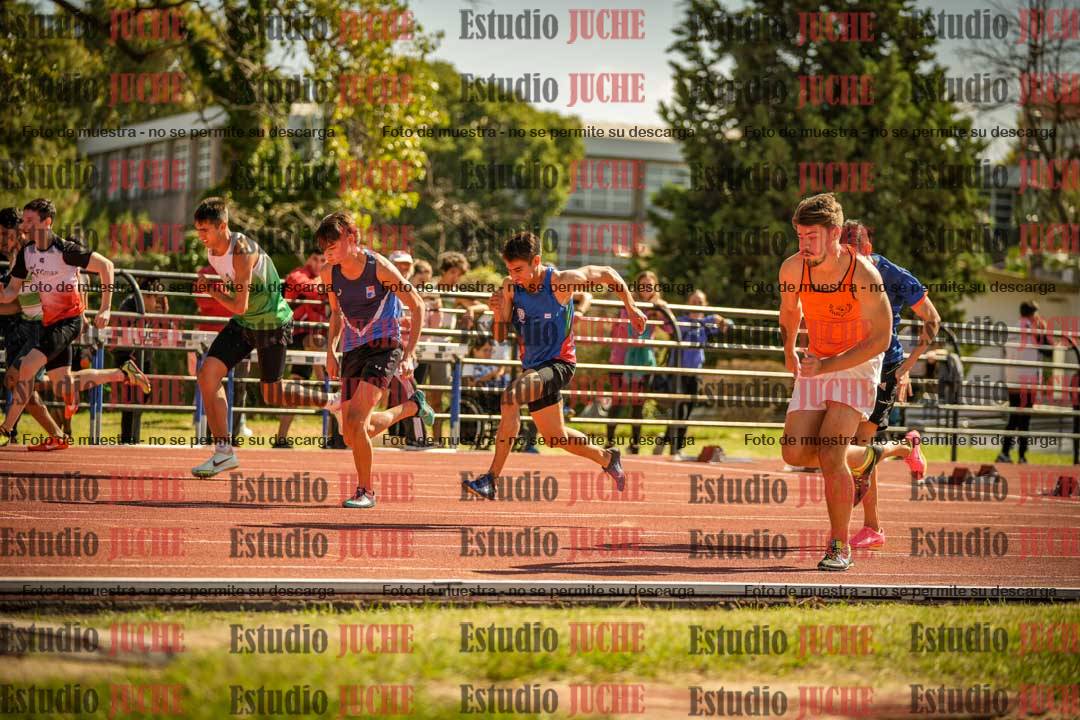 Fotos de los 100 m llanos de varones