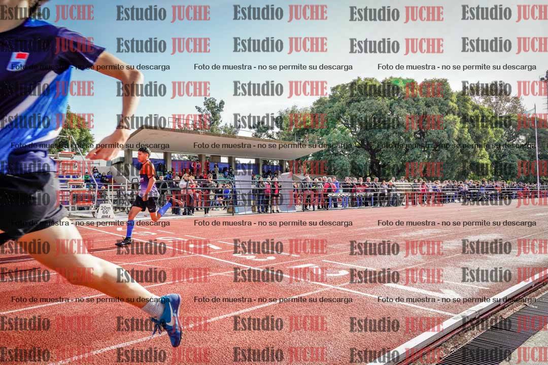 Fotos de los 100 m llanos de varones