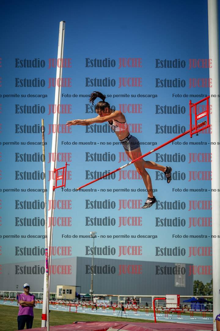 Fotos del salto con garrocha de mujeres y varones