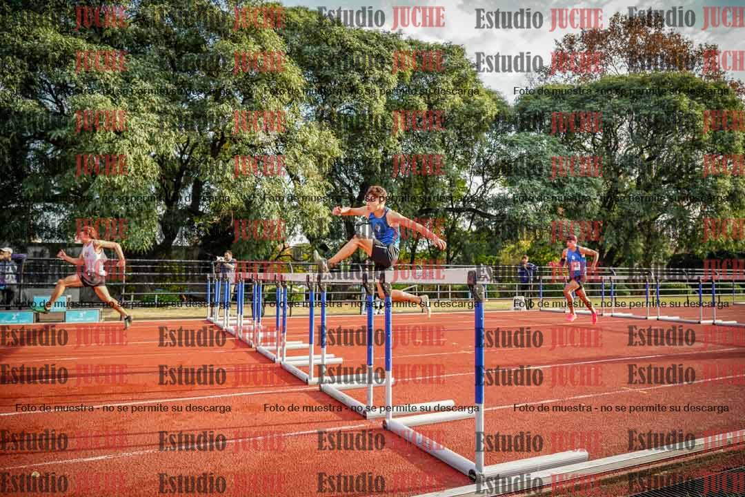 Fotos de los 110 m con vallas de varones - decatlón 6