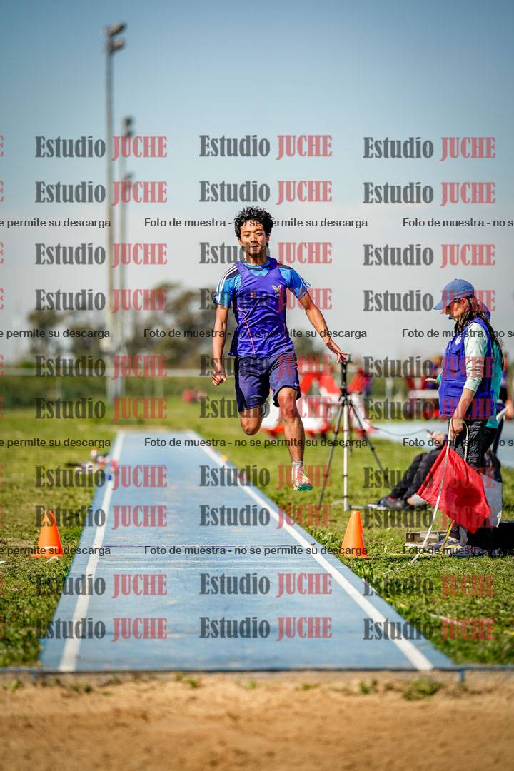 Fotos del salto triple de varones