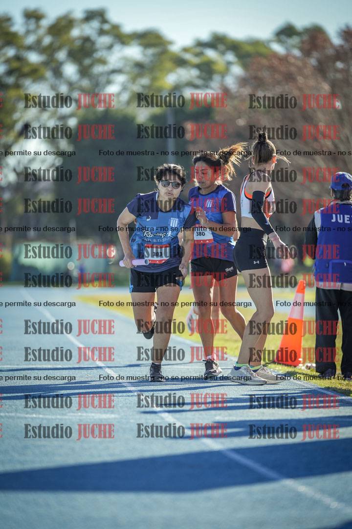 Fotos durante los relevos
