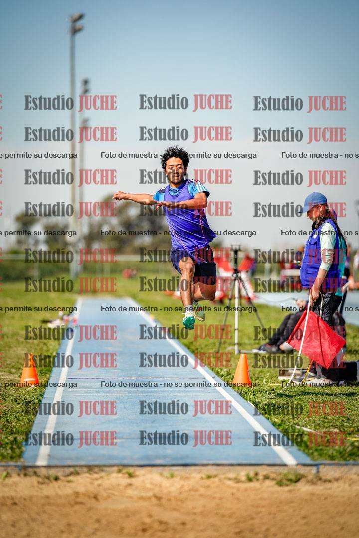 Fotos del salto triple de varones
