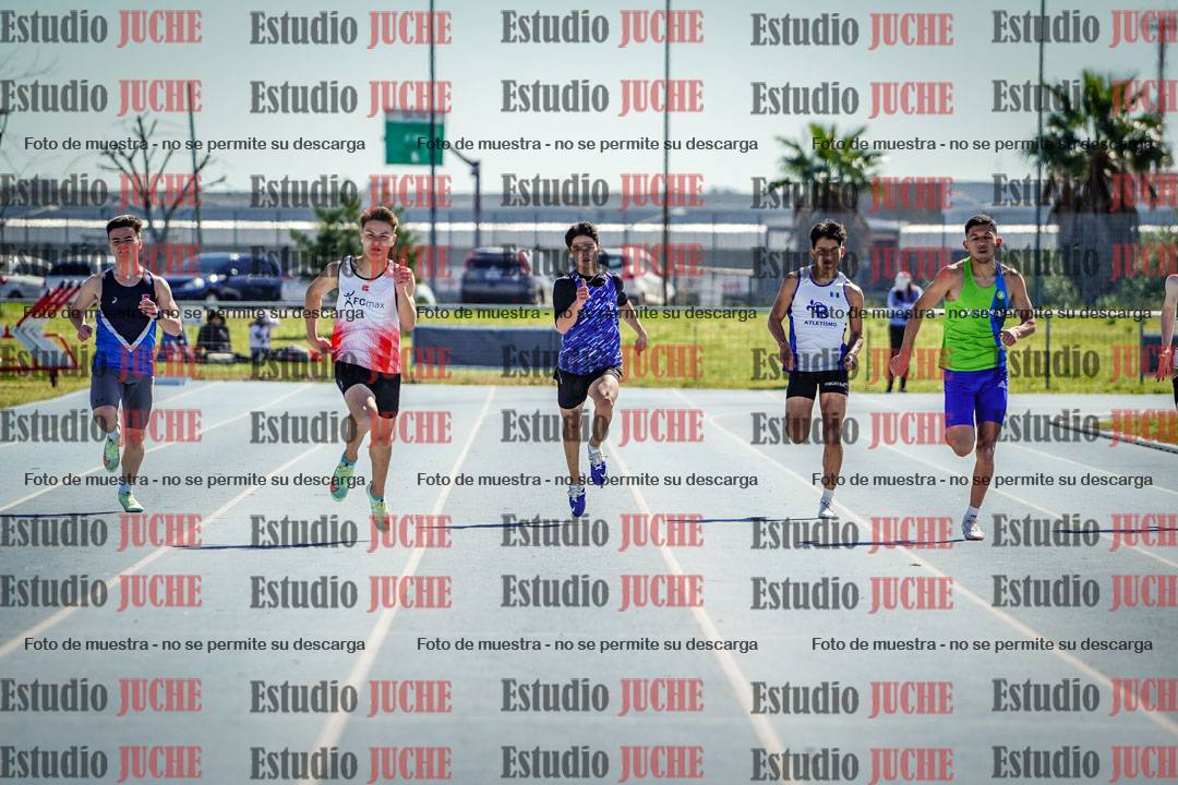 Fotos de los 200 m llanos de varones