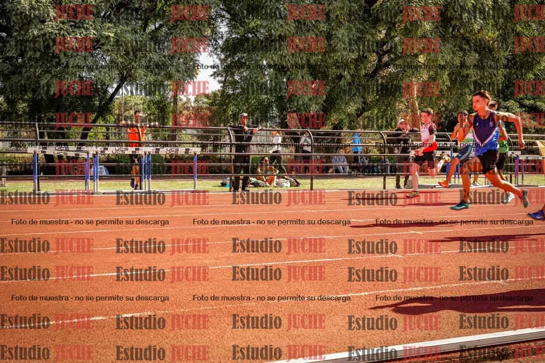 Fotos de los 100 m llanos de varones