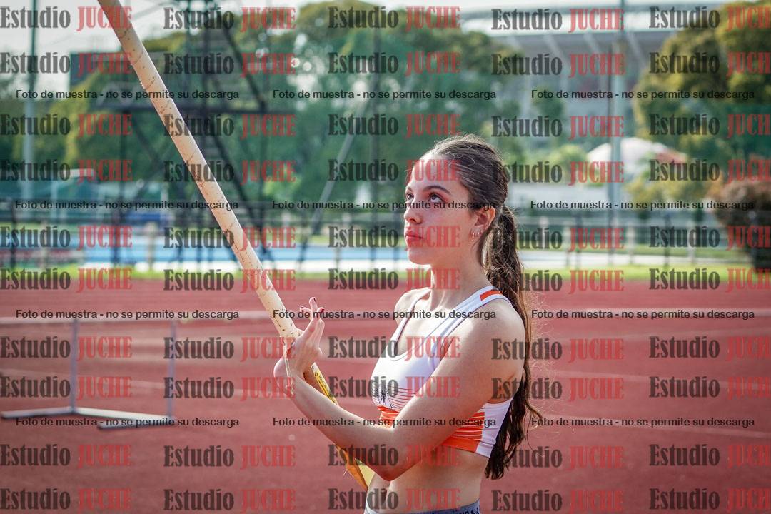 Fotos del salto con garrocha de mujeres y varones