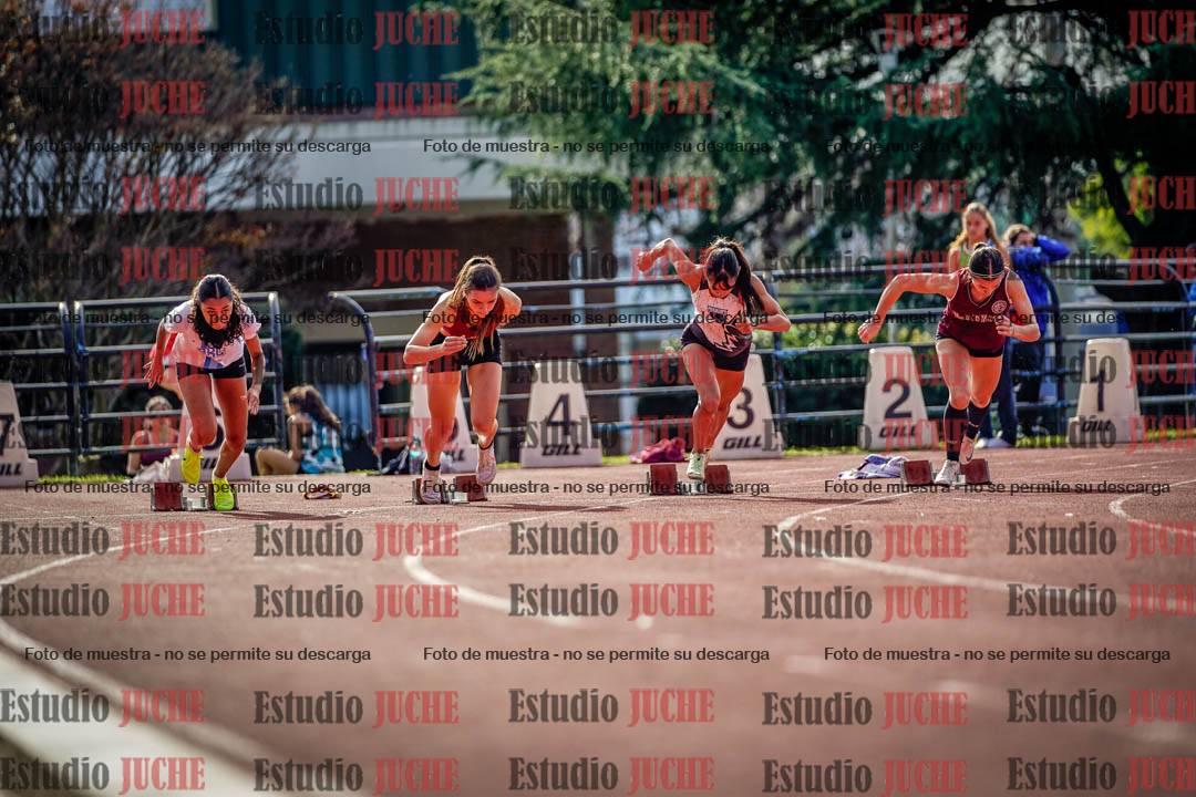 Fotos de los 100 m llanos de mujeres
