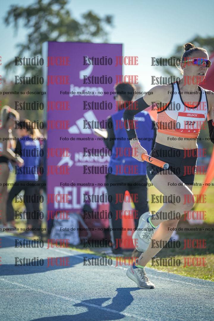 Fotos durante los relevos