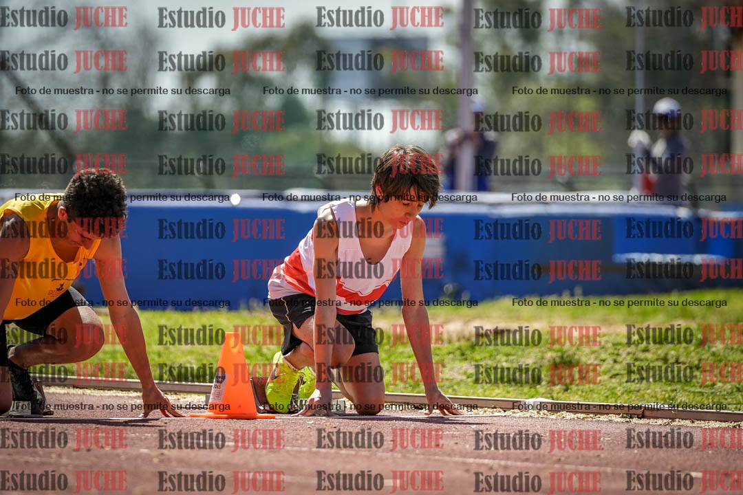 Fotos de los 80 m llanos de varones