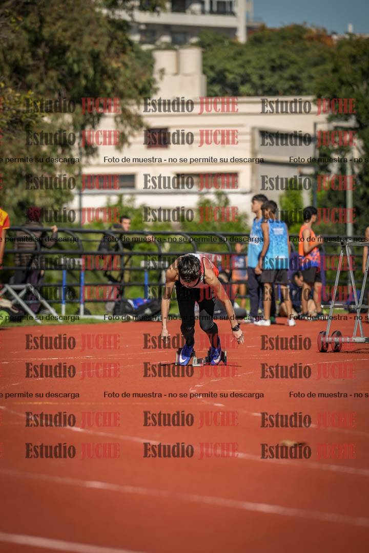 Fotos de los 200 m llanos de varones
