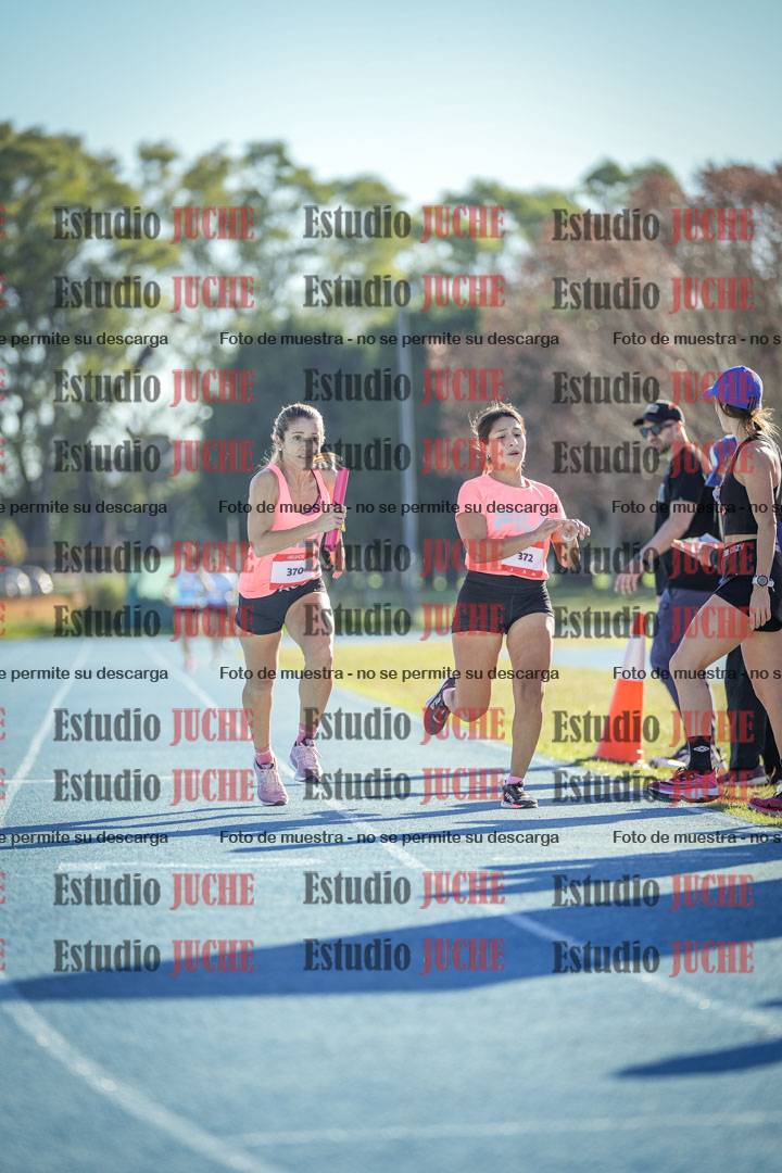 Fotos durante los relevos