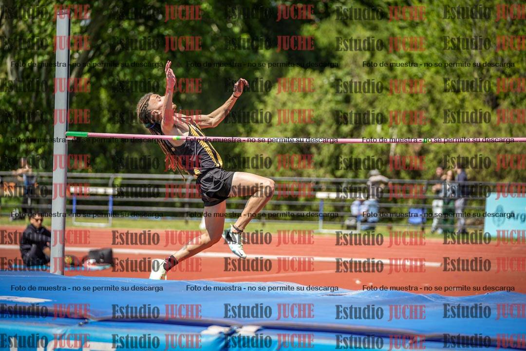 Fotos del salto en alto de varones