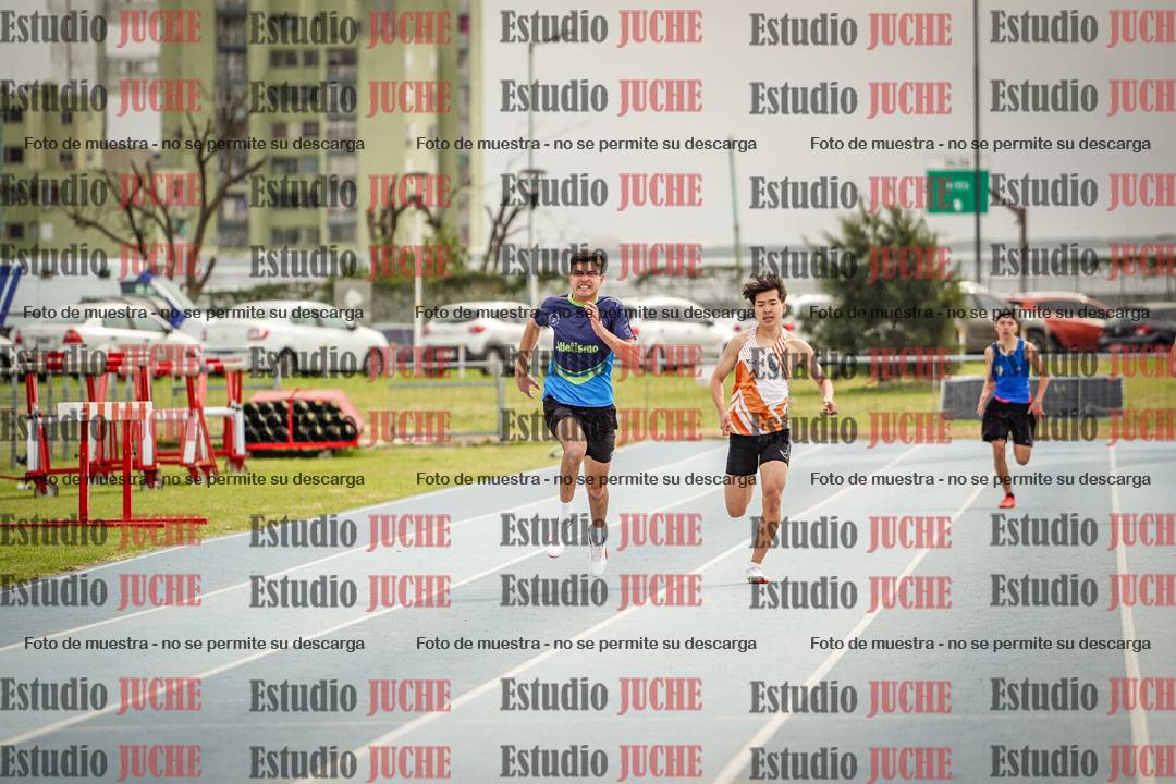 Fotos de los 400 m llanos de varones