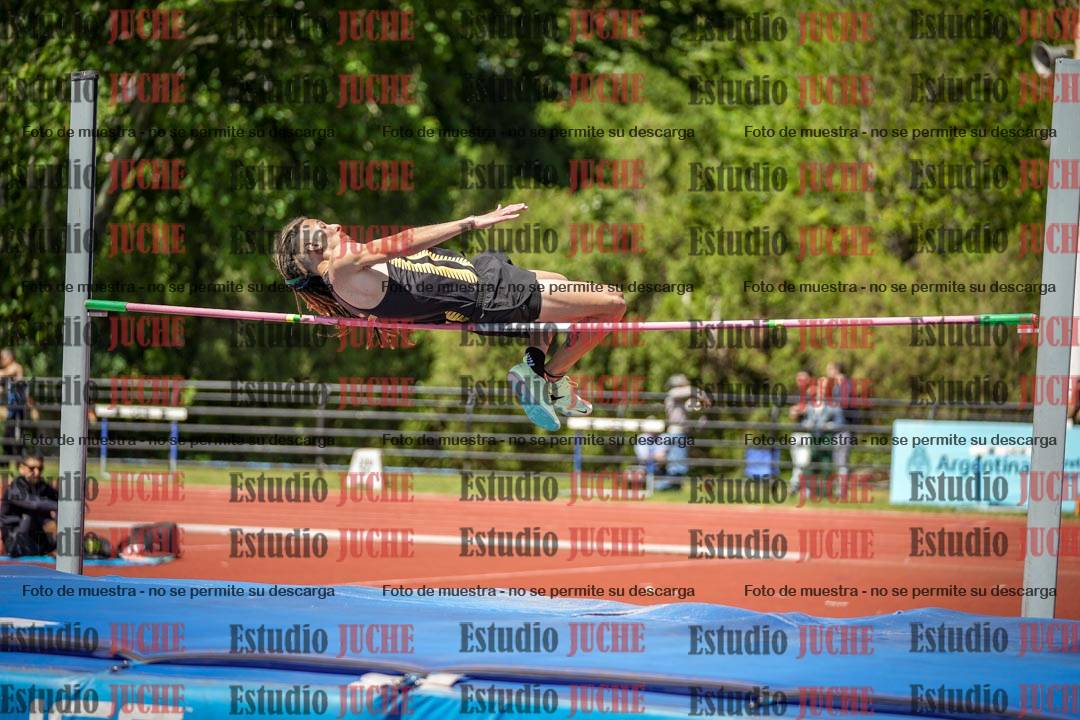 Fotos del salto en alto de varones