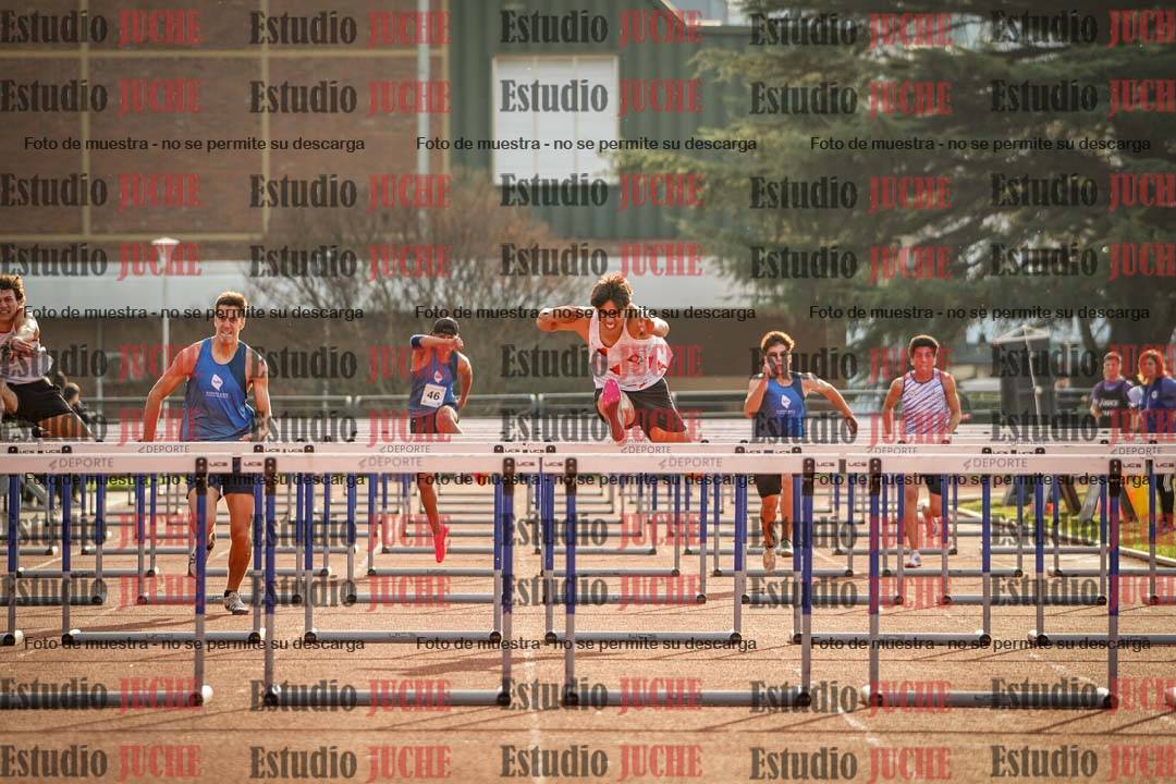 Fotos de los 110 m con vallas de varones - decatlón 6
