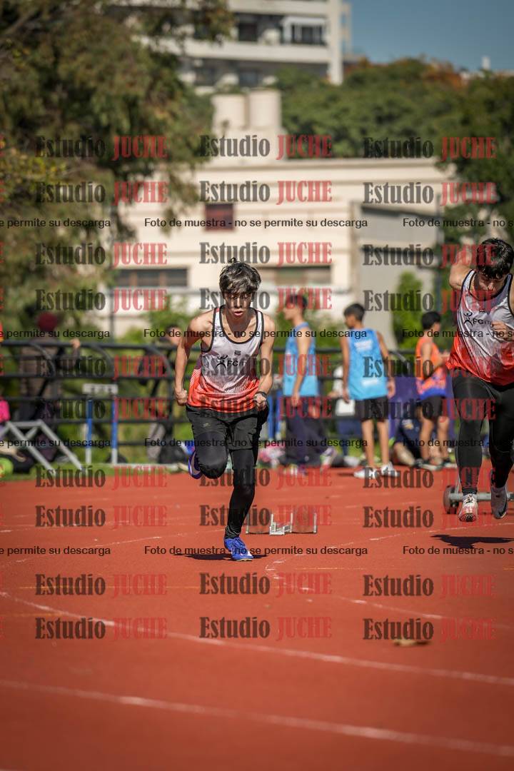 Fotos de los 200 m llanos de varones