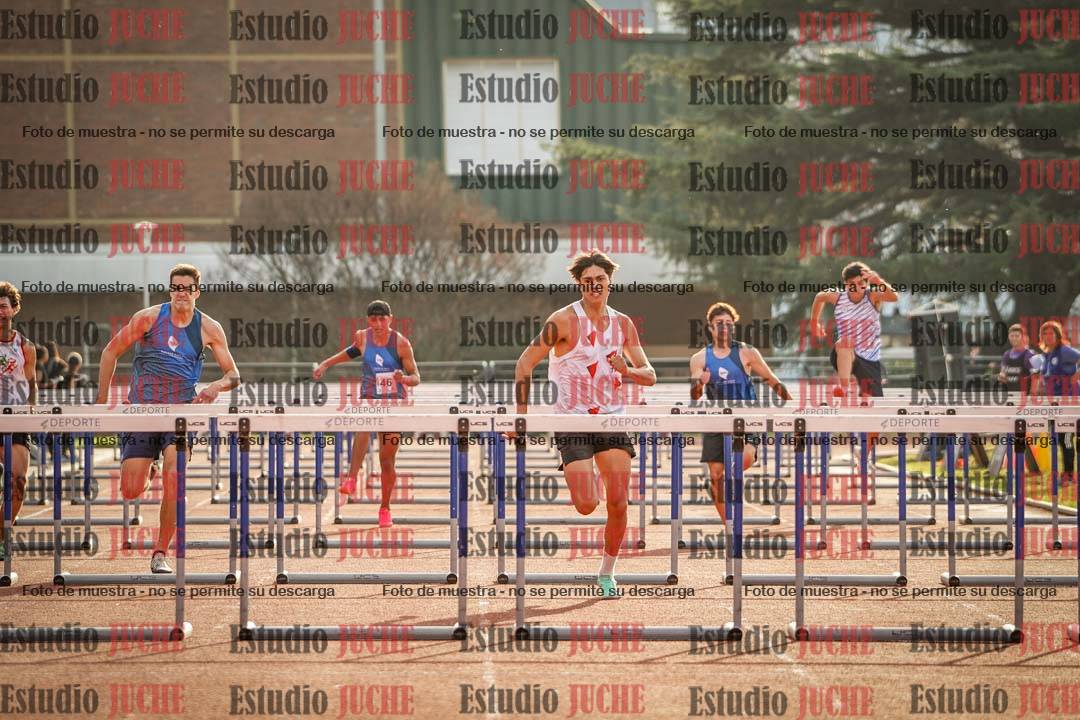 Fotos de los 110 m con vallas de varones - decatlón 6