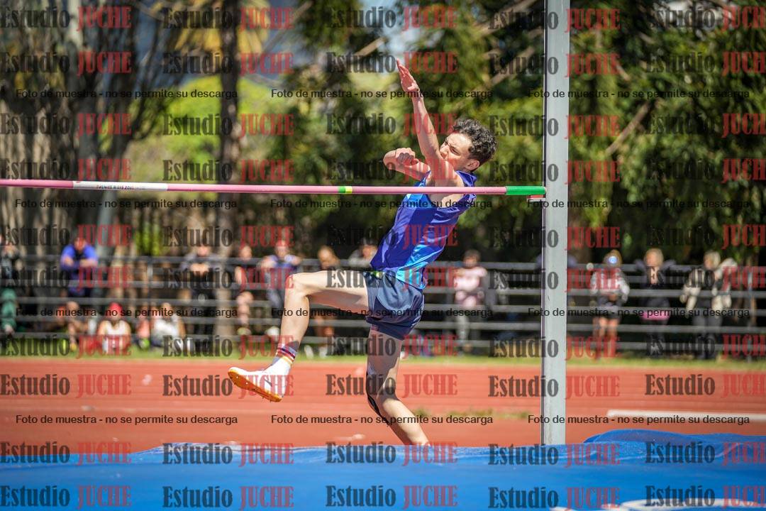Fotos del salto en alto de varones