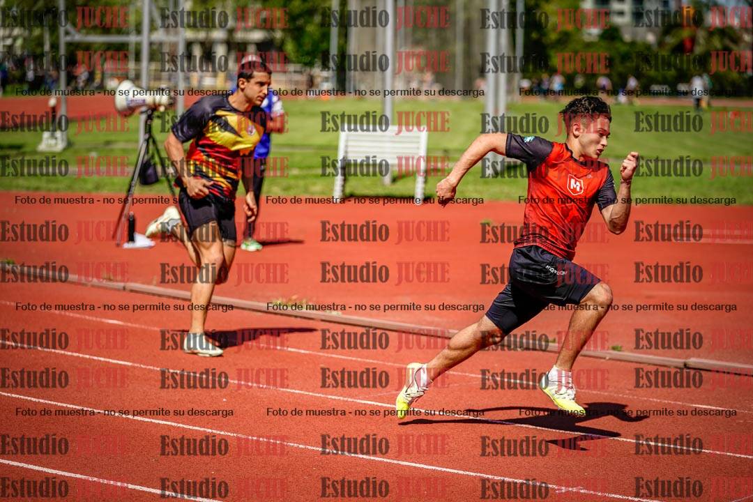 Fotos de los 200 m llanos de varones