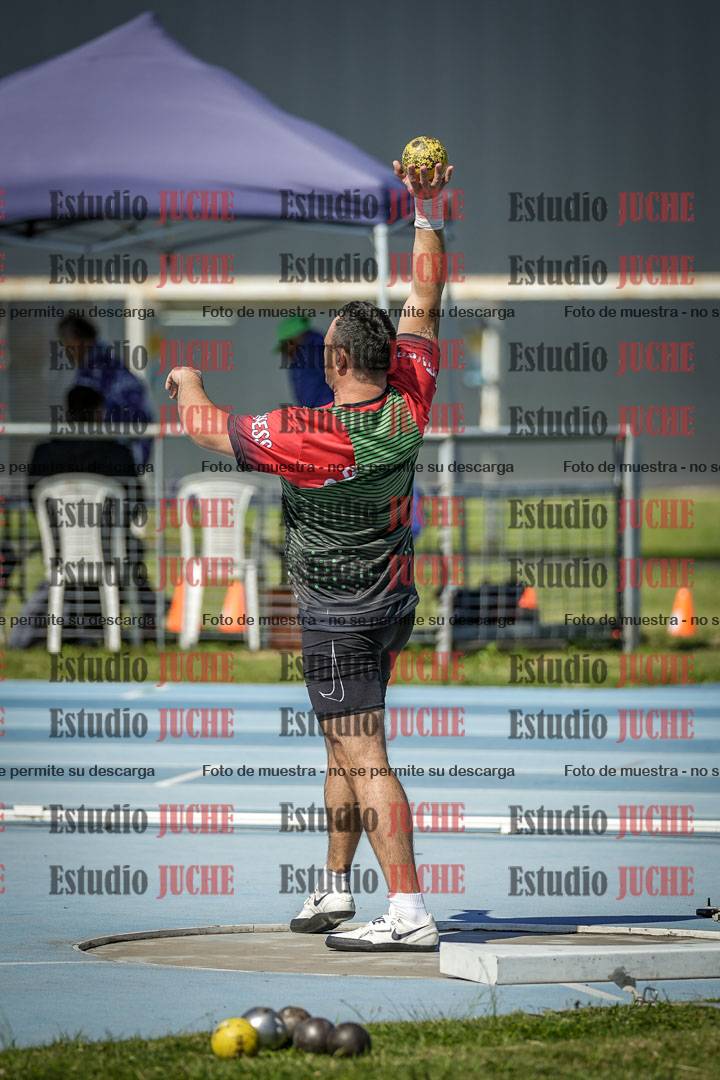 Fotos del lanzamiento de bala de varones