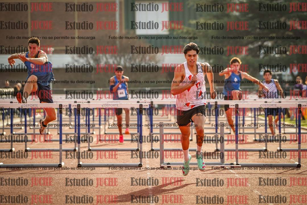 Fotos de los 110 m con vallas de varones - decatlón 6
