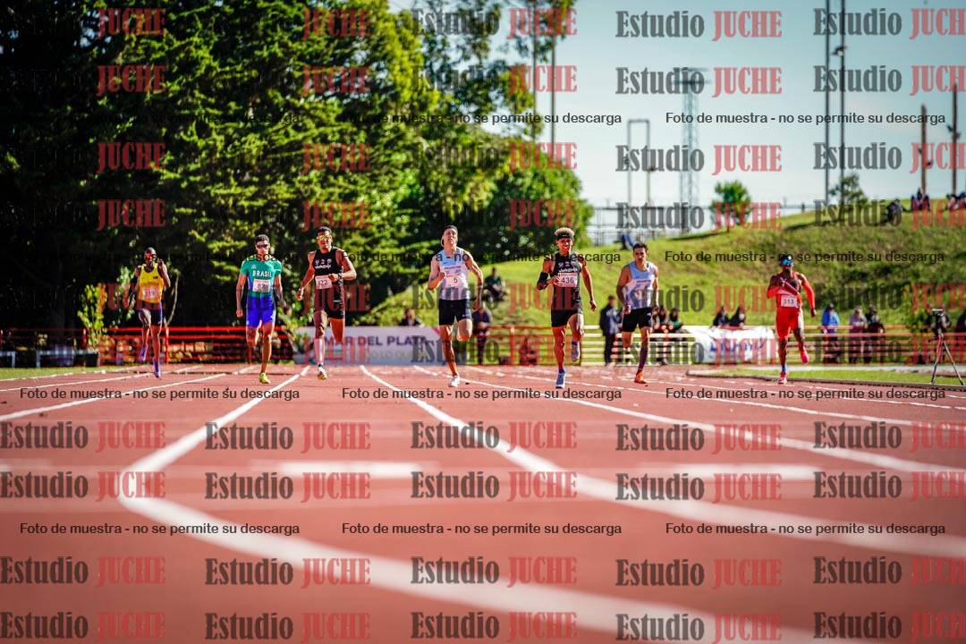 Fotos de los 400 m llanos de varones - FINAL