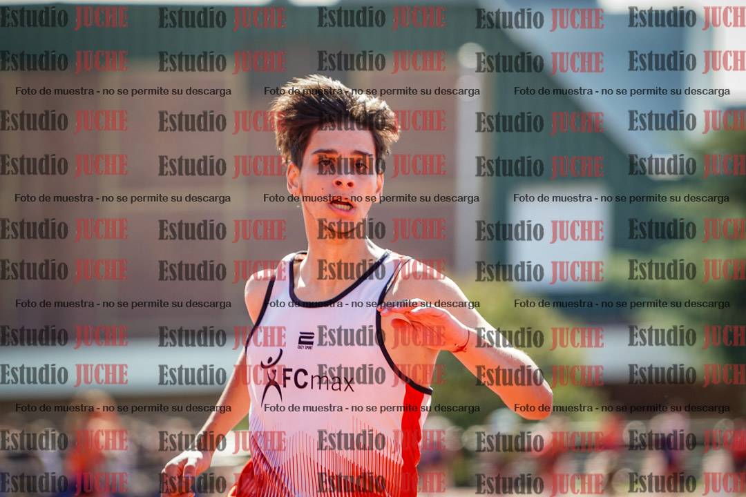 Fotos de los 100 m llanos de varones