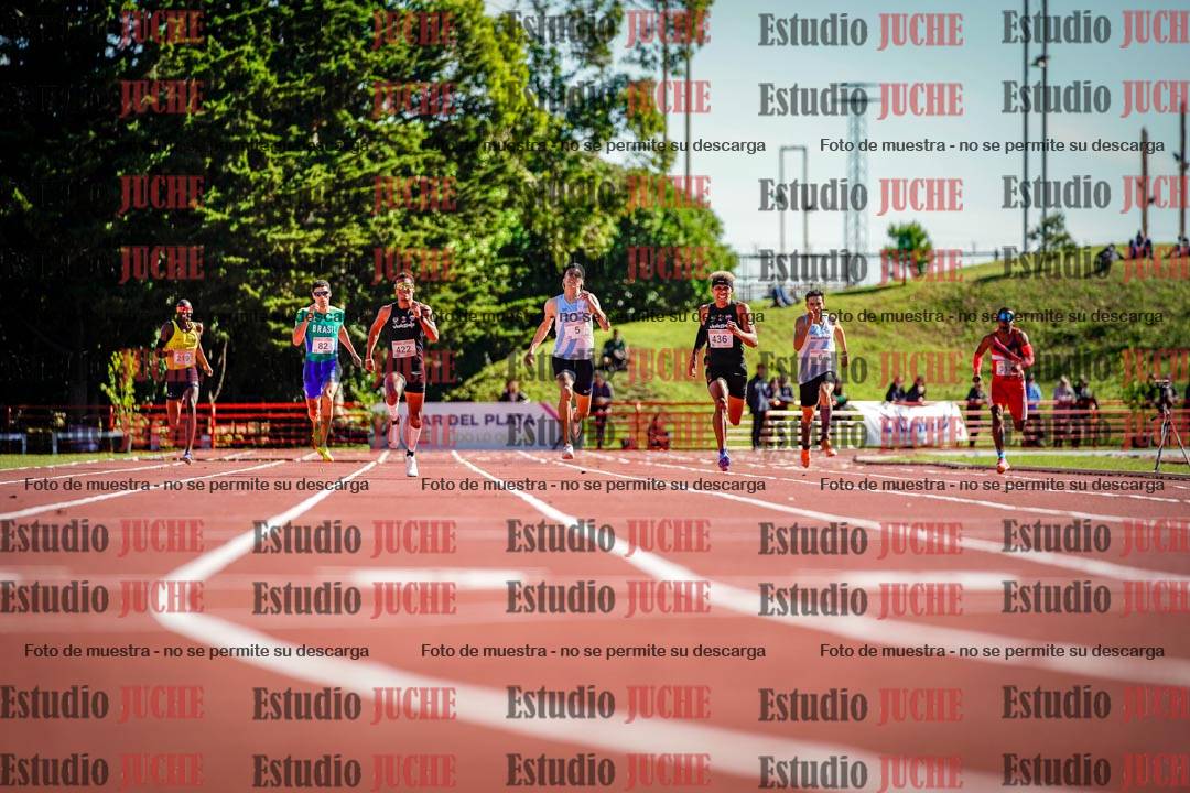 Fotos de los 400 m llanos de varones - FINAL